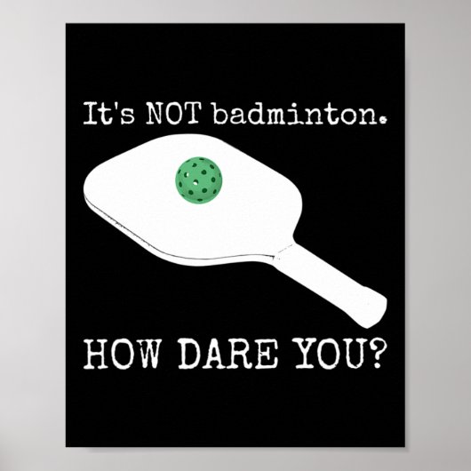 Het is niet Dominton hoe durf je - grappige Pickle Poster (Voorkant)