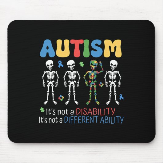 Het is niet een handicap verschillend vermogen aut muismat (Voorkant)
