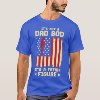 Het is niet een vader lichaam een vader figuur Ame T-shirt