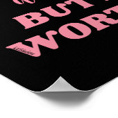 HET IS NIET EENVOUDIG, MAAR HET IS ERG WAARD HET B POSTER (Hoek)