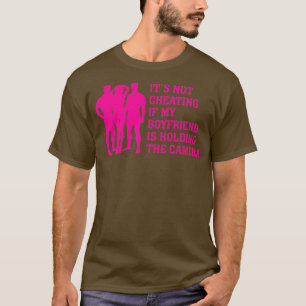Het is niet erg als mijn vriend vasthoudt. t-shirt