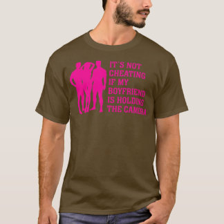 Het is niet erg als mijn vriend vasthoudt. t-shirt