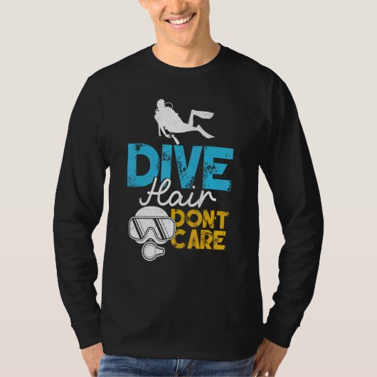 Het is niet erg dat vrouwen scuba diver worden t-shirt (Voorkant)