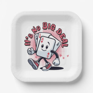 Het is niet erg papieren bordje