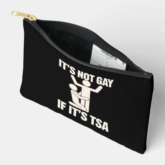 Het is niet gay als het TSA-beveiliging grappige L Etui (Open)