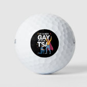 Het is niet gay als het TSA Funny Security Airline Golfballen (Voorkant)