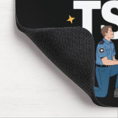 Het is niet gay als het TSA Funny Security Airline Muismat (Hoek)