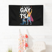 Het is niet gay als het TSA Funny Security Airline Spandoek (Insitu)