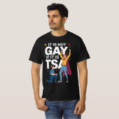 Het is niet gay als het TSA Funny Security Airline T-shirt (Voorkant volledig)