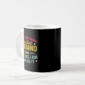 Het is niet gemakkelijk om de beste man ooit grapp koffiemok (Voorkant links)