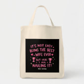 Het is niet gemakkelijk om de beste vrouw ooit te tote bag (Voorkant)
