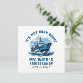 Het is niet gemakkelijk om de Cruise Snoep Husband Kaart (Staand voorkant)
