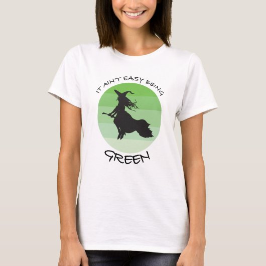 Het is niet gemakkelijk om groen te zijn - slecht t-shirt (Voorkant)
