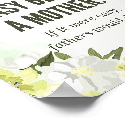 "Het is niet gemakkelijk om moeder te zijn" - The Poster (Hoek)