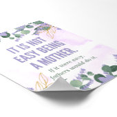 "Het is niet gemakkelijk om moeder te zijn" - The  Poster (Hoek)