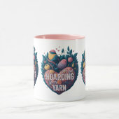 Het is niet hamsteren als het garen is - schattig mok (Midden)