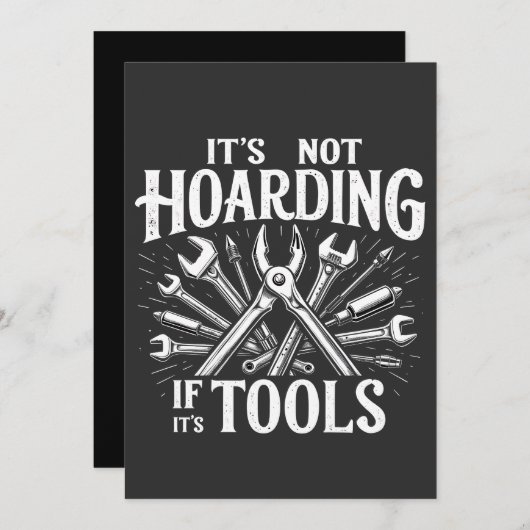 Het is niet hamsteren als het gereedschap Mechanic Kaart (Voorkant / Achterkant)