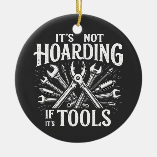 Het is niet hamsteren als het gereedschap Mechanic Keramisch Ornament (Voorkant)