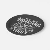 Het is niet hamsteren als het gereedschap Mechanic Papieren Bordje (Gekanteld)