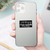 Het is niet hamsteren als het Planten Funny Garden Sticker (Telefoon)