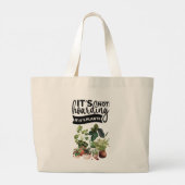 Het is niet hamsteren als het planten zijn grote tote bag (Achterkant)