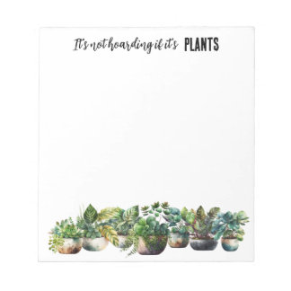 Het is niet hamsteren als het planten zijn notitieblok