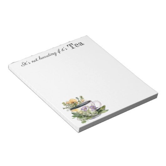 Het is niet hamsteren als het Tea Notitieblok is (Schuin)