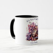 Het is niet het hamsteren van zijn boeken, boekenl mok (Voorkant links)