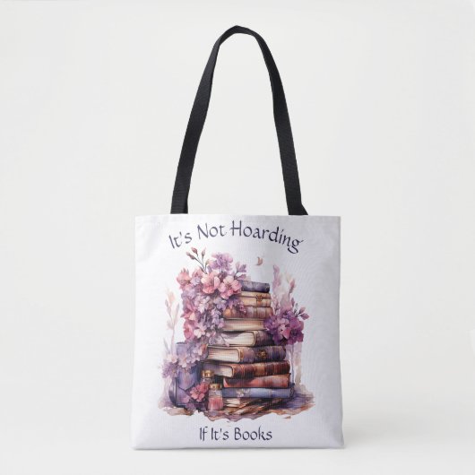 Het is niet het hamsteren van zijn boeken, boekenl tote bag (Voorkant)