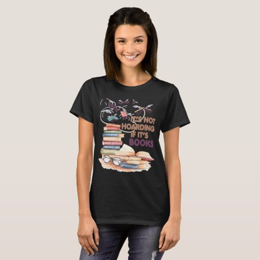 Het is niet Hoarding als het Boeken Magical Book R T-shirt (Voorkant volledig)