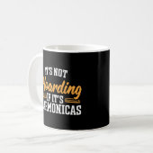 Het is niet Hoarding als het Harmonicas is Koffiemok (Voorkant links)