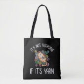Het is niet Hoarding als het Yarn is Tote Bag (Voorkant)