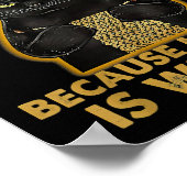 Het is niet Hoarding als het Yarn Knitting Lover K Poster (Hoek)