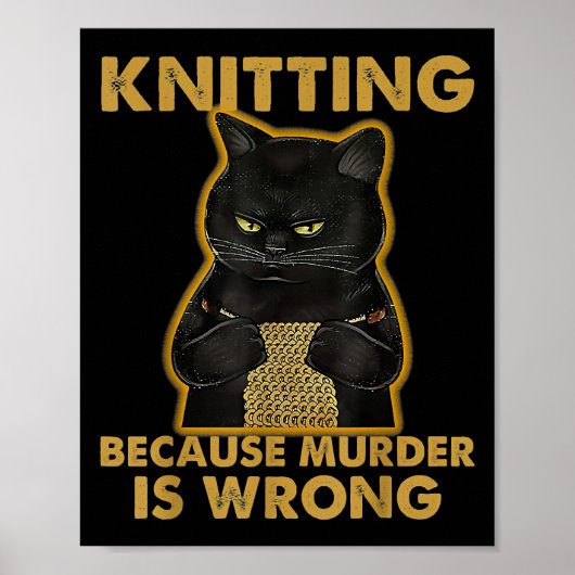 Het is niet Hoarding als het Yarn Knitting Lover K Poster (Voorkant)