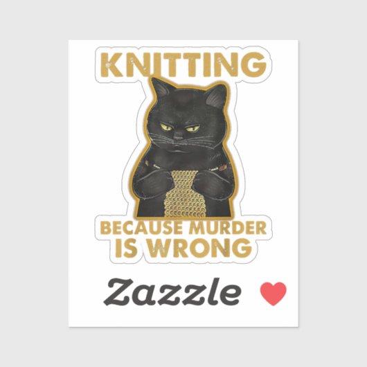 Het is niet Hoarding als het Yarn Knitting Lover K Sticker (Vel)