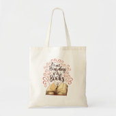 Het is niet hobbelen als het boeken zijn. tote bag (Voorkant)