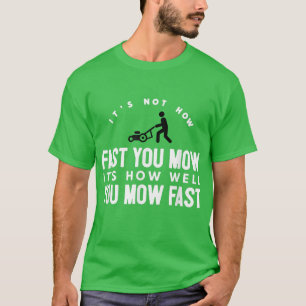 Het is niet hoe snel u het T-shirt van het Citaat 