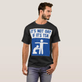 het is niet homo als het een amerikaans toneelspel t-shirt (Voorkant volledig)