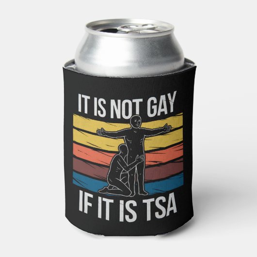 Het Is Niet Homoseksueel Als Het TSA Beveiliging L Blikjeskoeler (Blikje Voorkant)