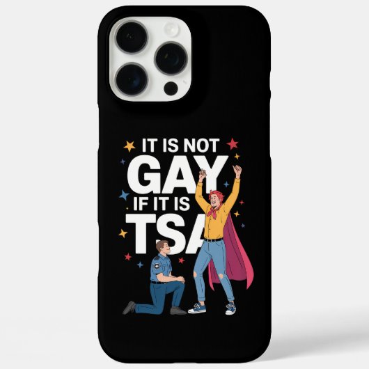 Het Is Niet Homoseksueel Als Het TSA Grappige Beve Case-Mate iPhone Case (Achterkant)