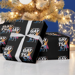 Het Is Niet Homoseksueel Als Het TSA Grappige Veil Cadeaupapier