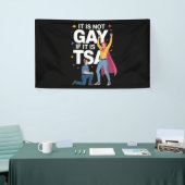 Het Is Niet Homoseksueel Als Het TSA Grappige Veil Spandoek (Beurs)