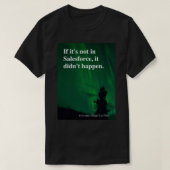 Het is niet in Salesforce T-shirt (Design voorkant)