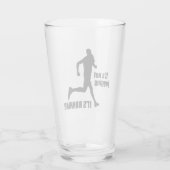Het is niet joggen, het loopt glas (Achterkant)