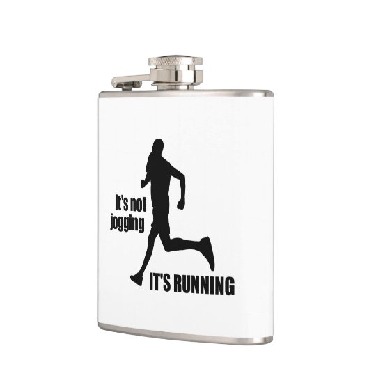 Het is niet joggen, het loopt heupfles (Links)