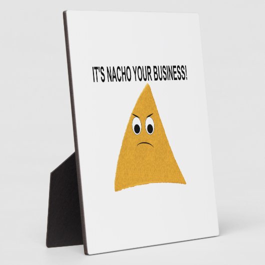 Het is niet jouw zaak fotoplaat (Zijkant)