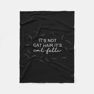 Het Is Niet Kat Haar Het Is Kat-Fetti Fleece Deken