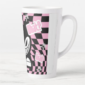 Het is niet Labubou, het is Lachouchou | Roze esth Latte Mok