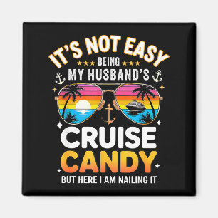 Het is niet makkelijk Echtgenoot Cruise Grafische Magneet