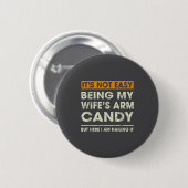 Het is niet makkelijk om de armversiering van mijn ronde button 5,7 cm (Voorkant /achterkant)